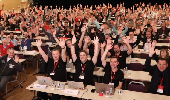 Follow us on social media and join the Zabbix community